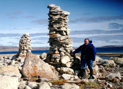 Twelve foot Inukshuks