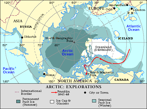 circumpolar map